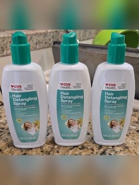 3 Bottles Hair Detangling Spray- ALL NEW, NEVER USED- 10oz ea